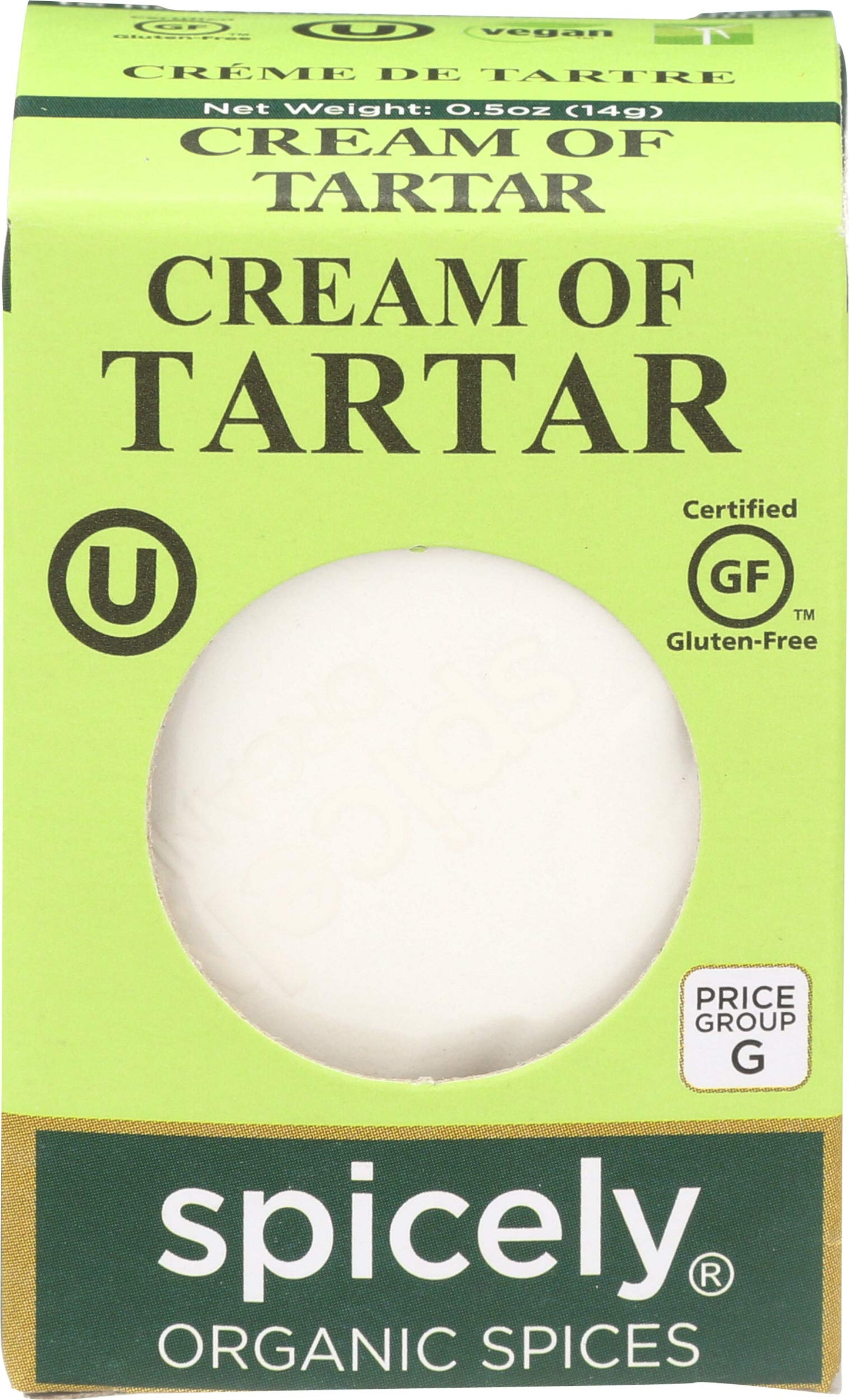 Spicely Cream Of Tartar (0.50 Oz Ecobox)