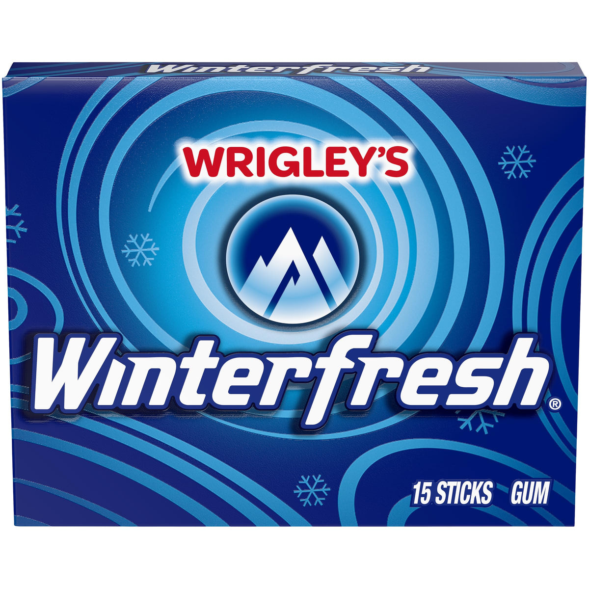 Wrigley Winterfresh Chewing Gum, 15 Stick (Pack Of 4), 60 Gum Pieces