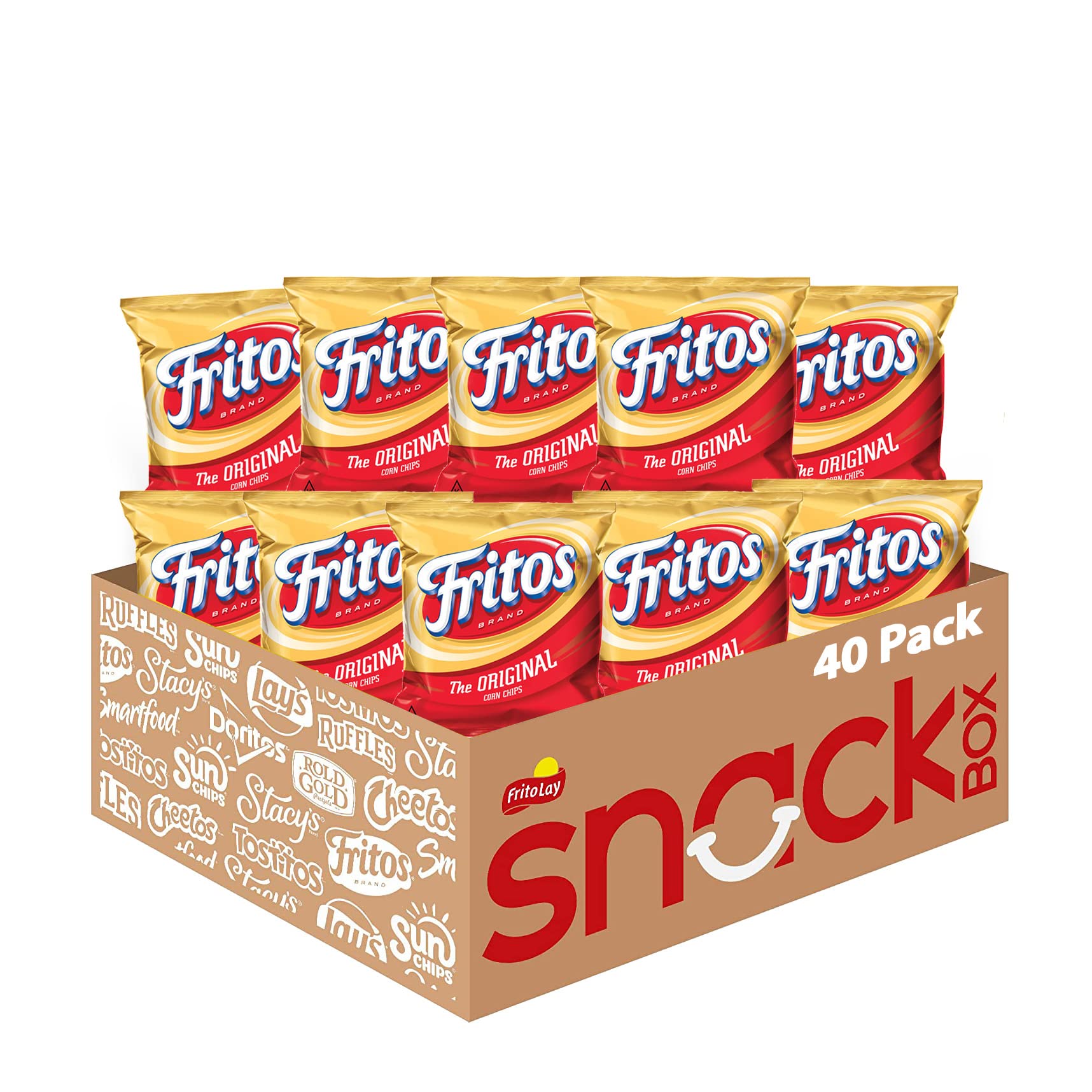 Fritos Corn Chips, Original, 1 Ounce (Pack Of 40)