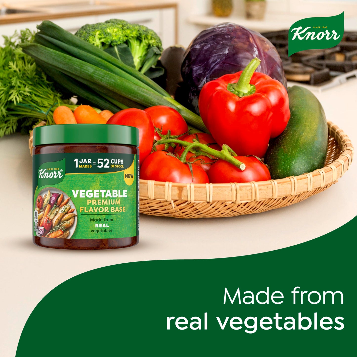 Knorr enhanced Flavor Base Vegetable Versatile & Easy to Use 11 OZ