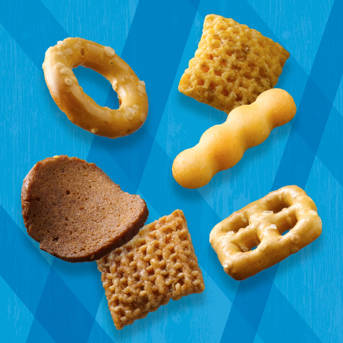 Chex Mix Traditional Savory Snack Mix, 17.5 oz (Pack of 4)