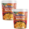 Rani Chinese Noodle Bhel Puri Cup (Spicy & Crunchy Indian Snack w/mouth watering Indian Chutneys) 3.5oz (100g), Pack of 2 ~ Read