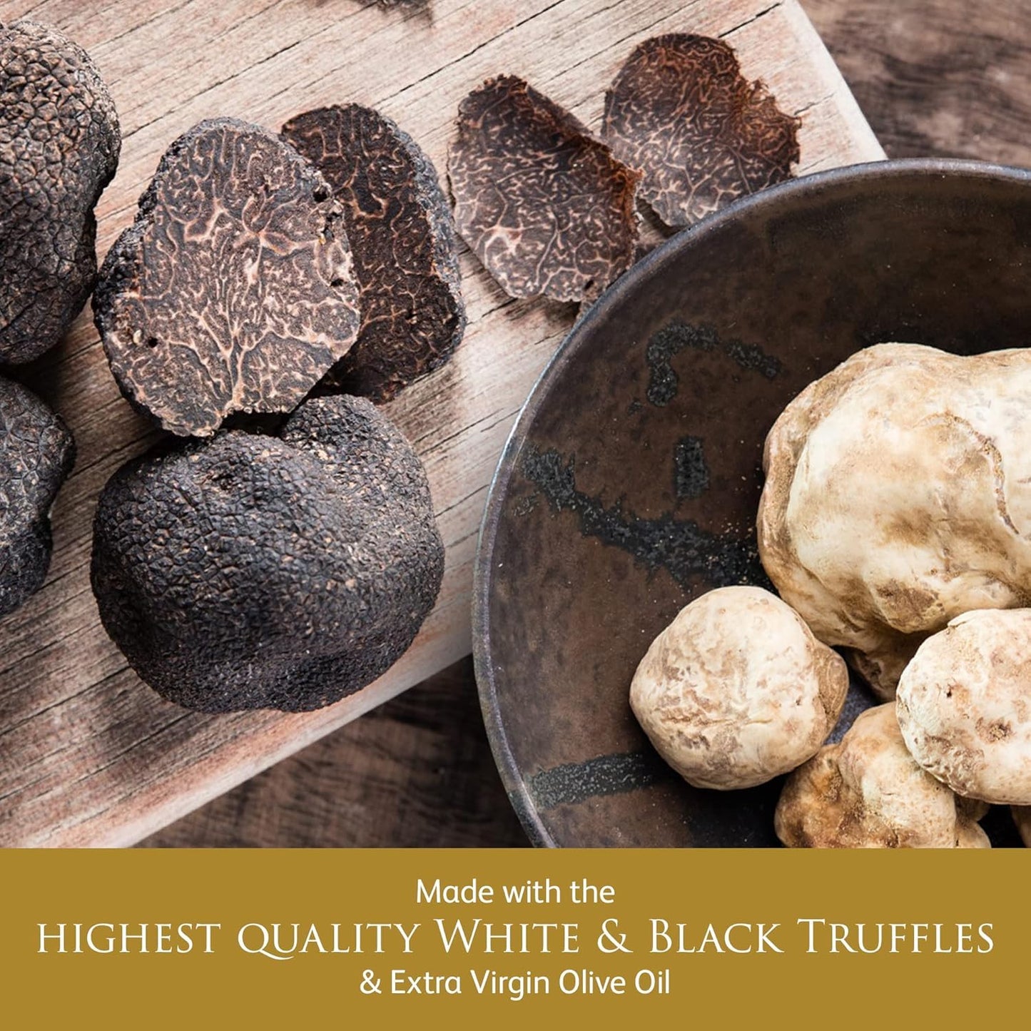 Trufflehunter - Black & White Truffle Oil Set - 8.45 Oz X2