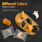 4Es Novelty Halloween Fortune Cookies Bulk - 50 Individually Wrapped with 50 Funny & Scary Fortune Cookies Sayings for Kids & mature-themeds  Trick-or-Treat Perfect for Halloween Party