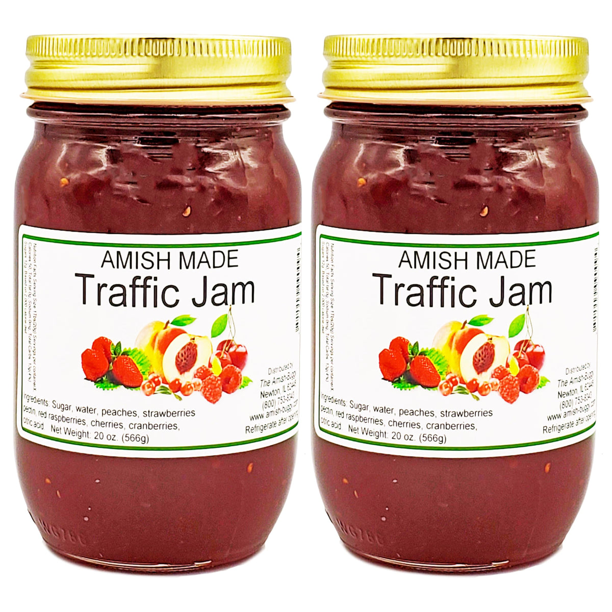 Amish Traffic Jam - Two 18 Oz Jars