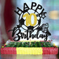 Aeryourtar Cake Topper Glitter Soccer Theme 10th Birthday Decorations for Boys and Girls - Paper, 10 Years Old