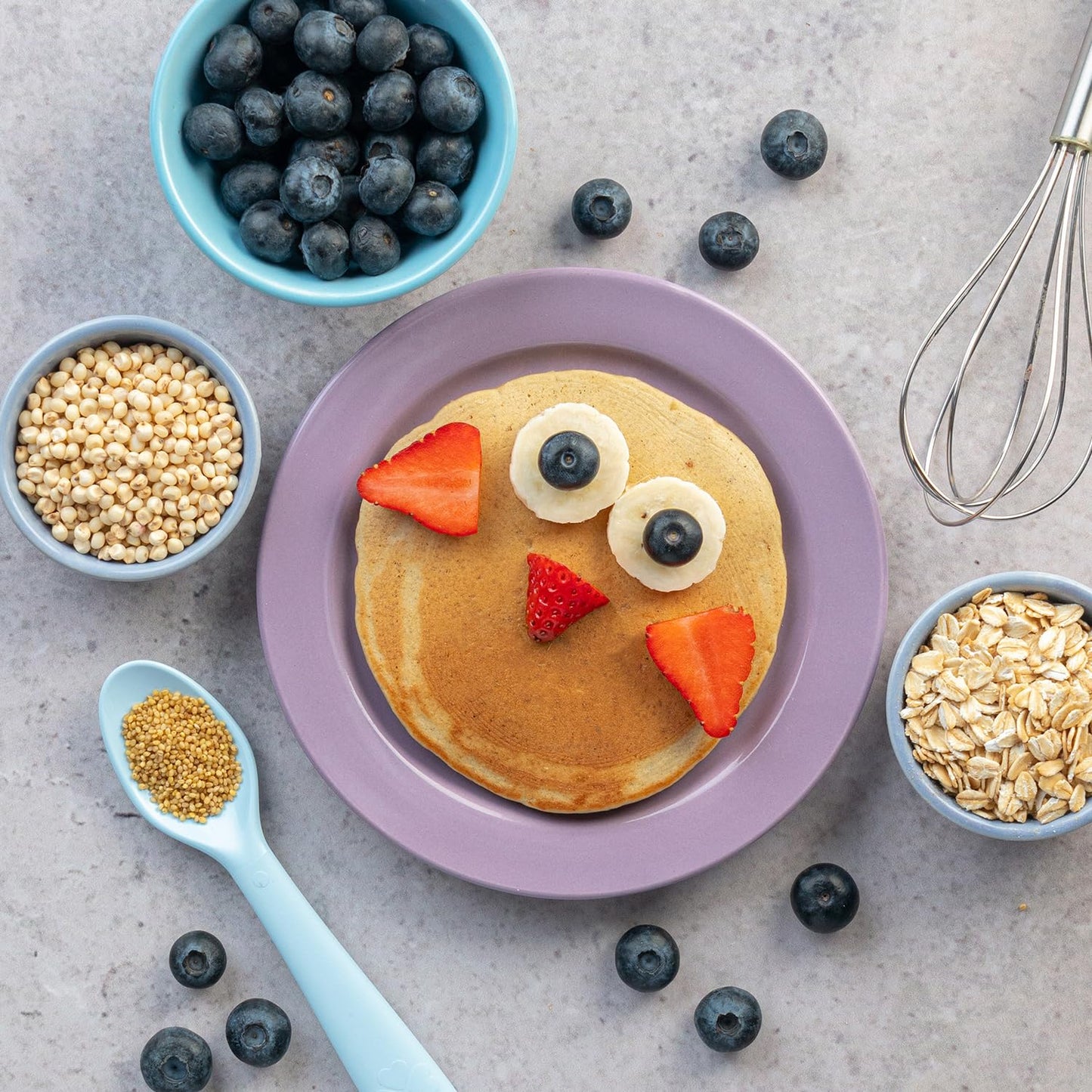 Slurrp Farm No Maida Pancake Mix | Instant Breakfast Mix Made With Oats And Jowar | Eggless Healthy Breakfast For Kids & Adults