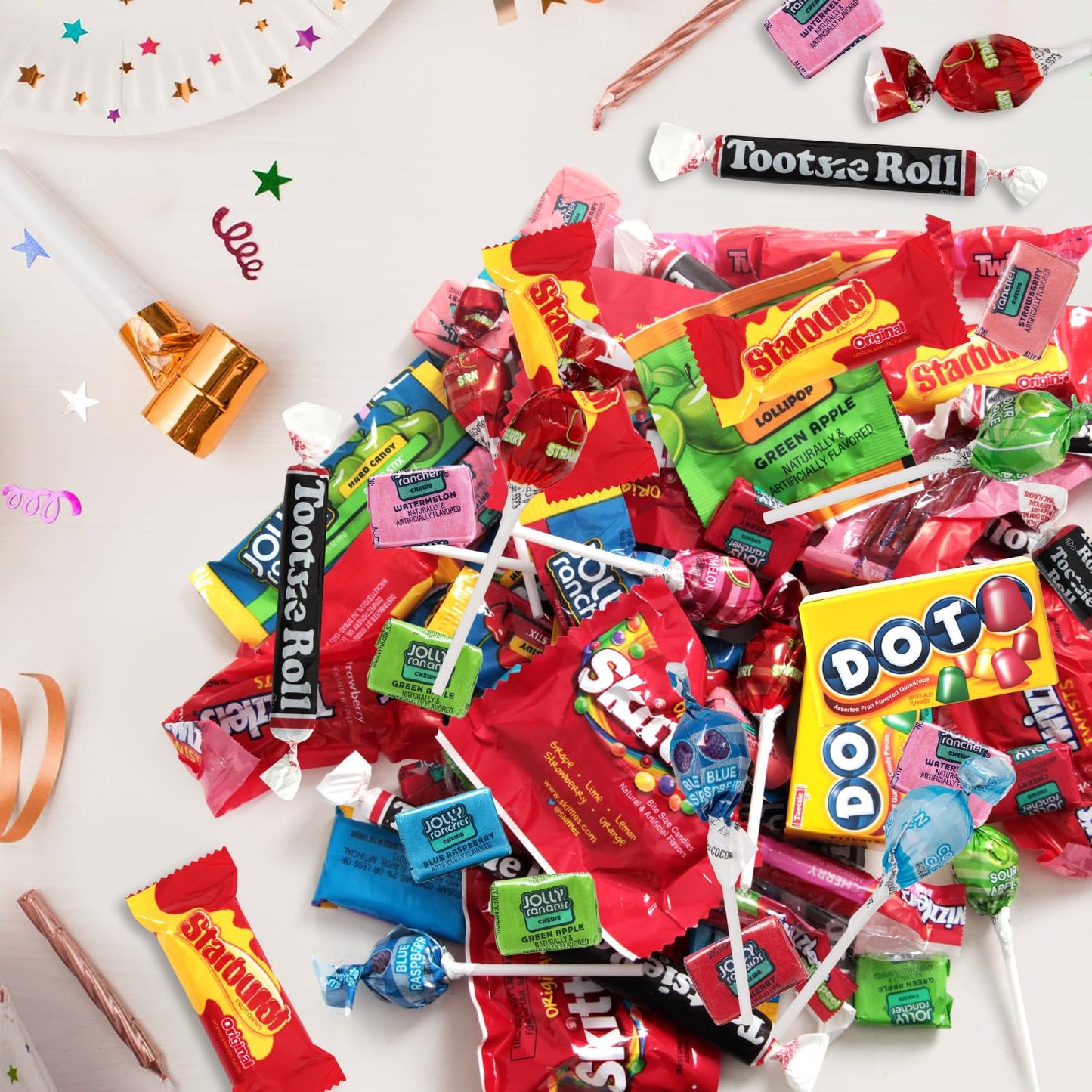 Assorted Candy Variety Pack Mix - 8 LB Bulk Bag Also Good for Piatas  Goodie Bags  Party Favors & Buffets