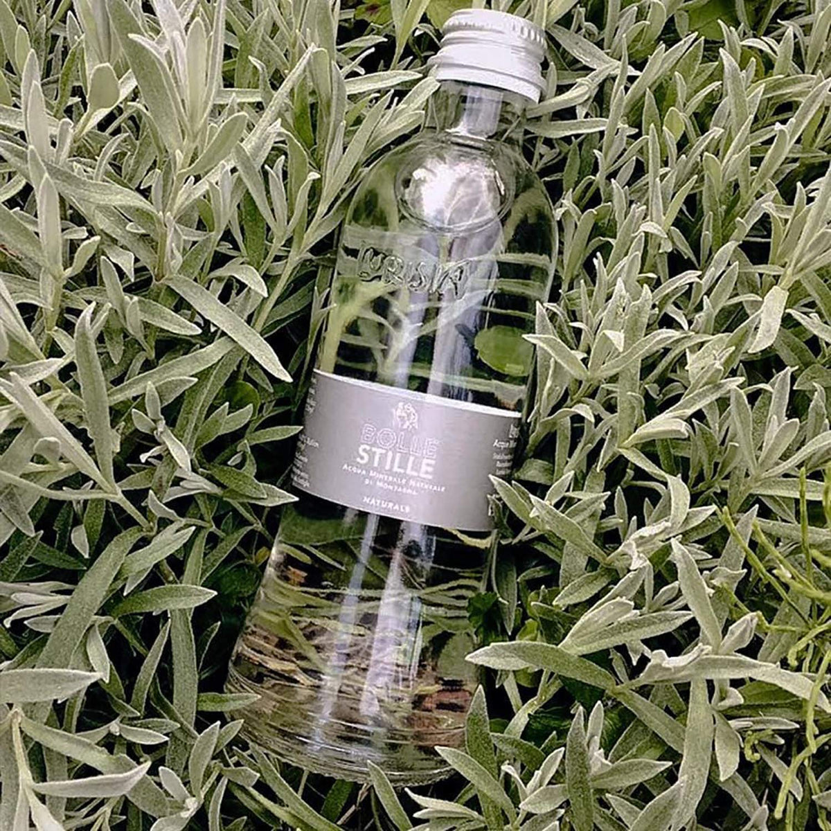 Lurisia Natural Spring Mineral Water, Non-Sparkling, 11.2 fl oz, Pack of 5 Glass Bottles