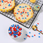 Cobakey Patriotic Sprinkles For Baking, 4Th Of July Sprinkles For Cupcakes, Red White And Blue Star Candy Perfect For Independen