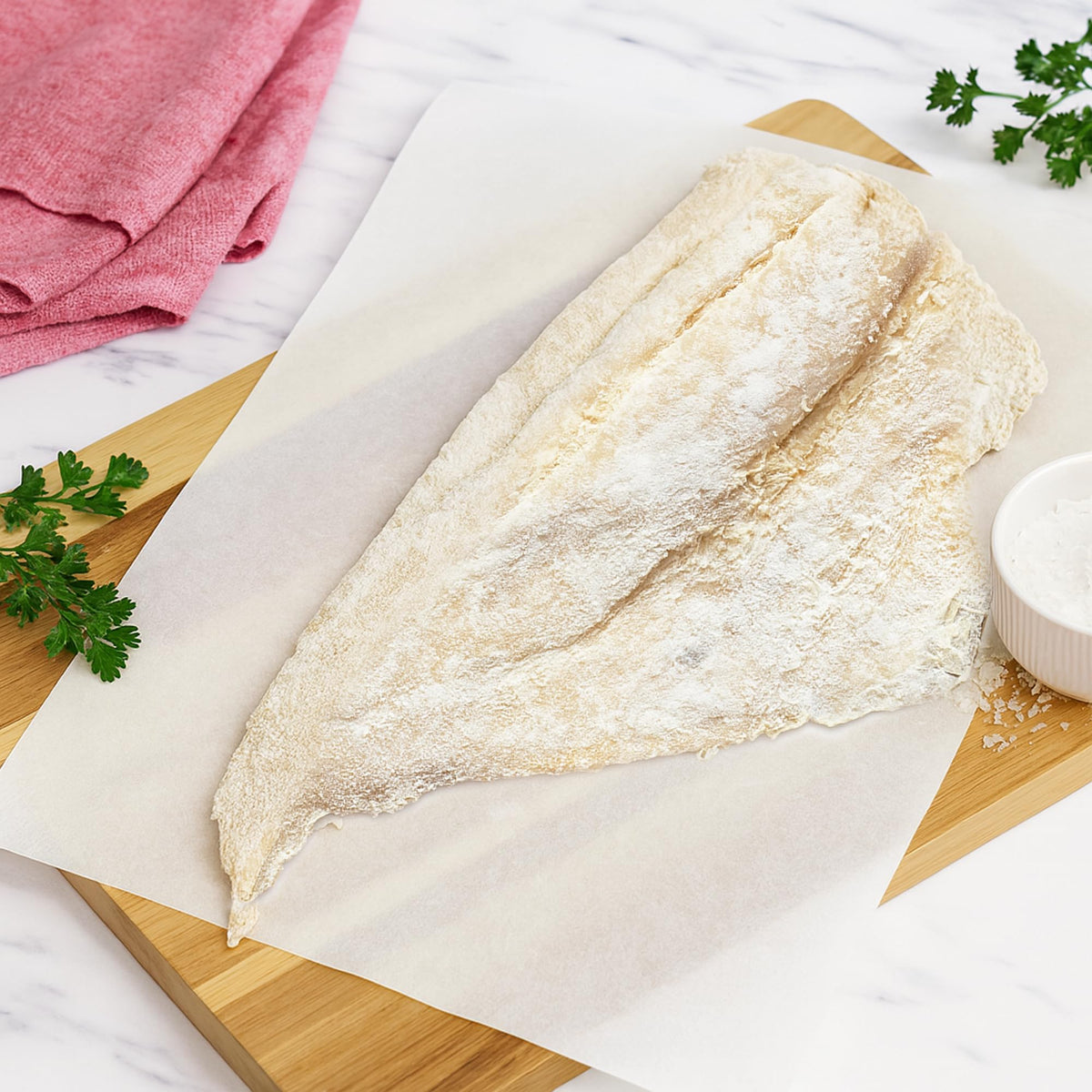 Sanniti Baccala Salted Cod - 3 lbs | Traditional Italian Salt-Cured Fish for Authentic Mediterranean Recipes