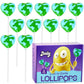 Heart Earth Day Lollipops Individually Wrapped - 12 Earth Candy Suckers for Heart Love Map Party Favors, Earth Day Party Favors,