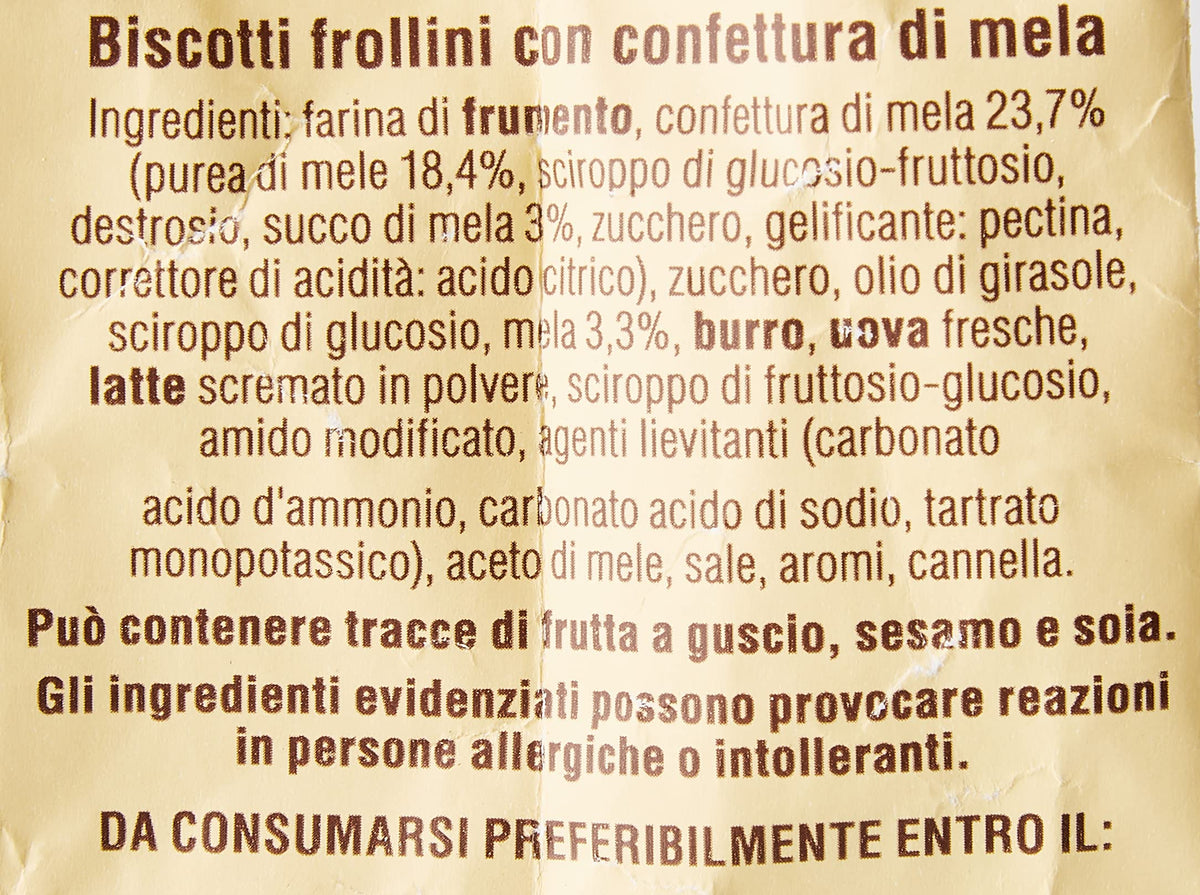 Mulino Bianco ''Cuor Di Mela'' 11.5 Oz Bag