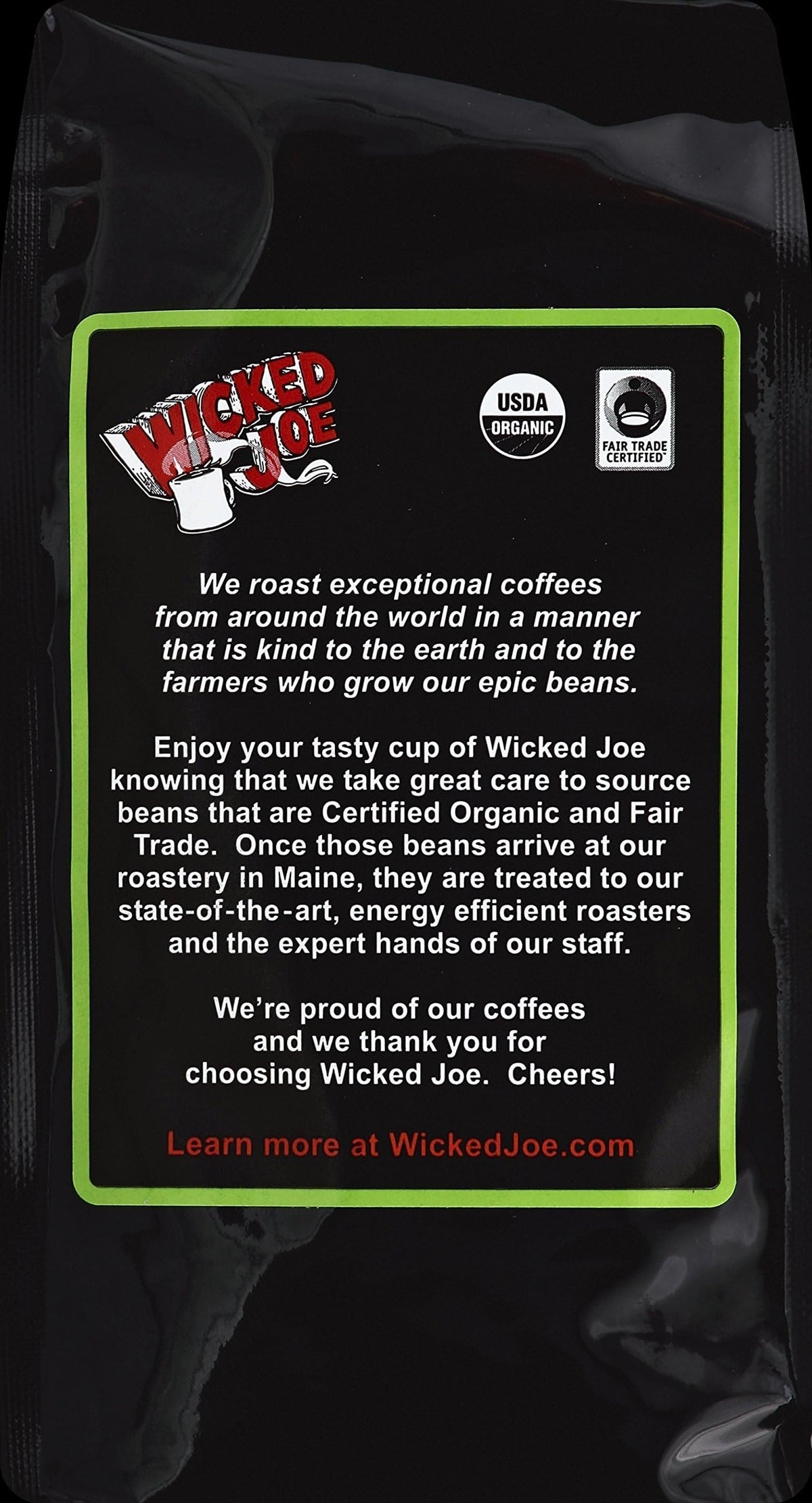 Wicked Joe Coffee Wicked French Ground, 12 Oz, Red