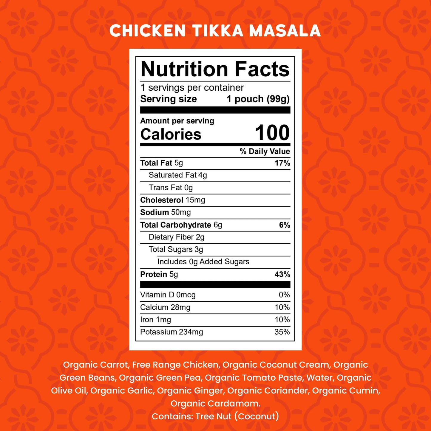 Serenity Kids 6+ Months Toddler Food Pouches - 3.5 Oz, Pack Of 6-5G Protein & Baby Food Protein Pouches - Chicken Tikka Masala & Chicken Puree - Quick Toddler Meals & Baby Snacks