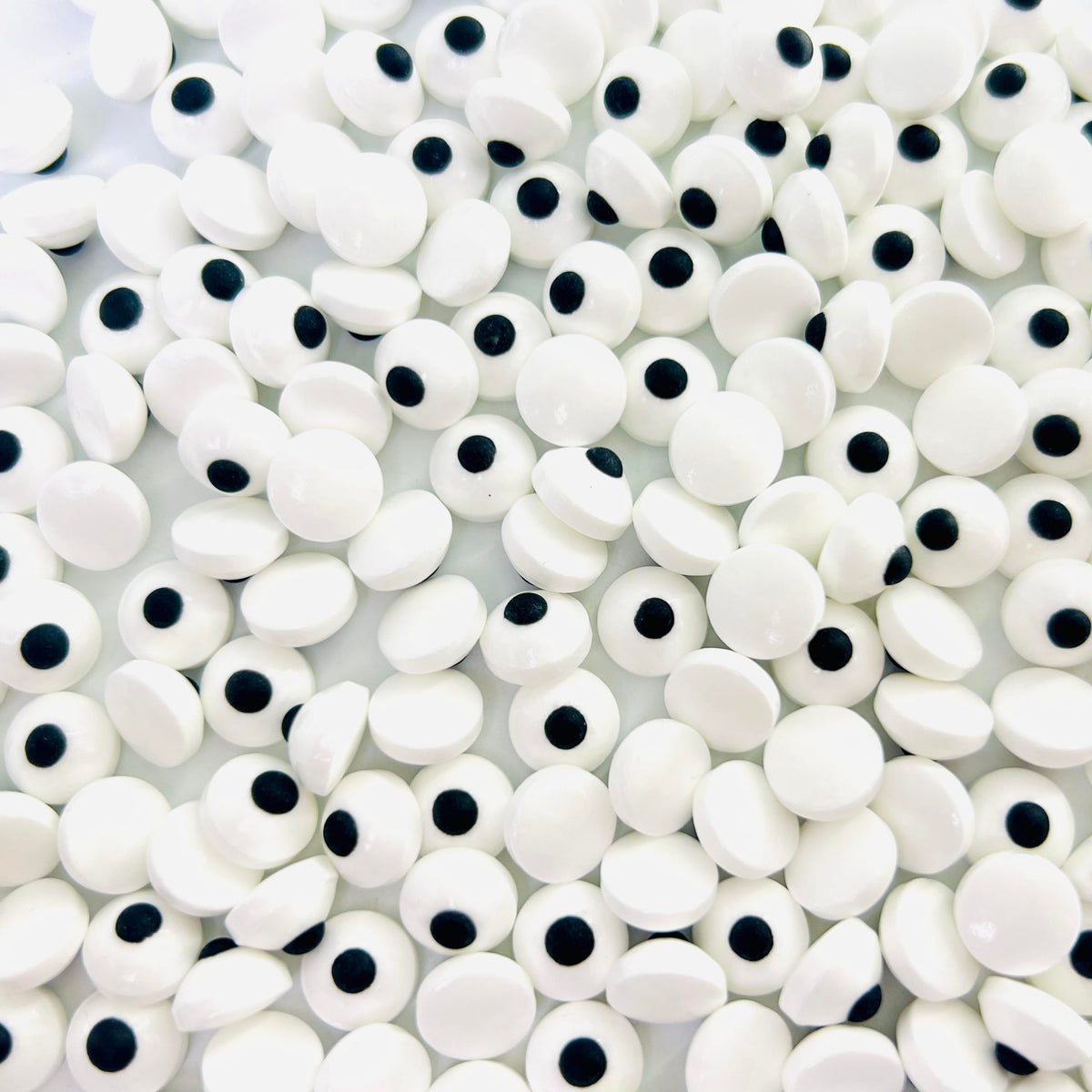 1Cm Eyes Candy Eyeballs, Cake, Cupcake, Cookie And Diy Dessert Toppers 130G/4.6Oz, Edible Halloween Sprinkles For Cake Decoratin