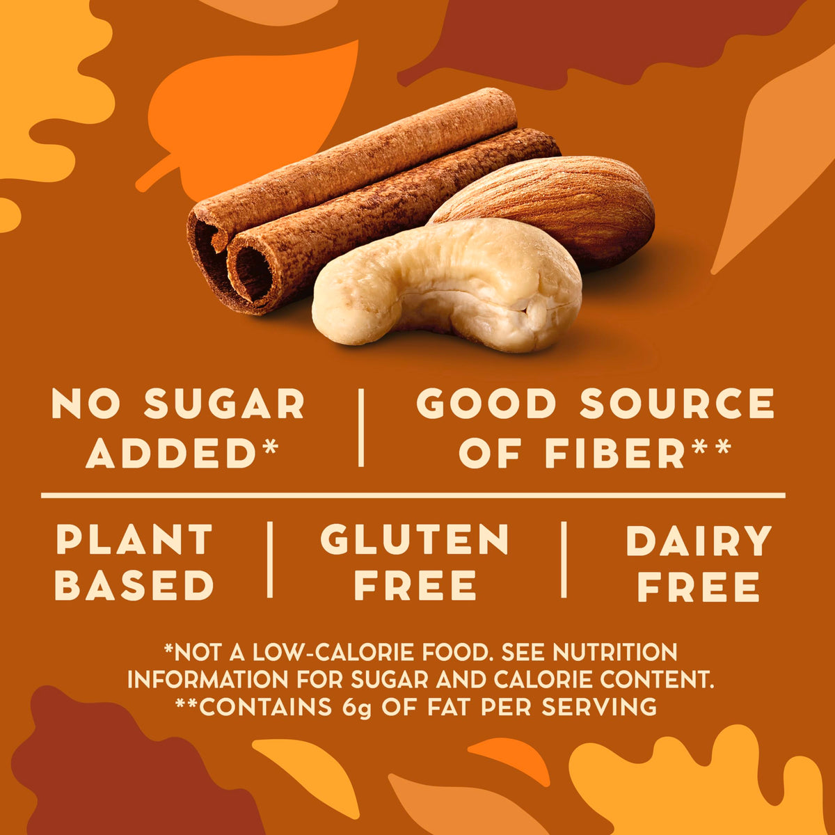 Larabar Limited Edition Pumpkin Pie, Gluten Free Vegan Fruit & Nut Bars, 6 Bars, 9.6 Oz Box