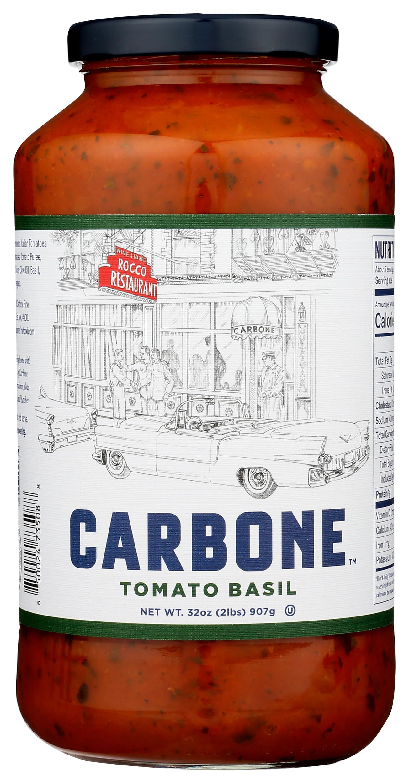 CARBONE Tomato Basil Pasta Sauce, 32 OZ