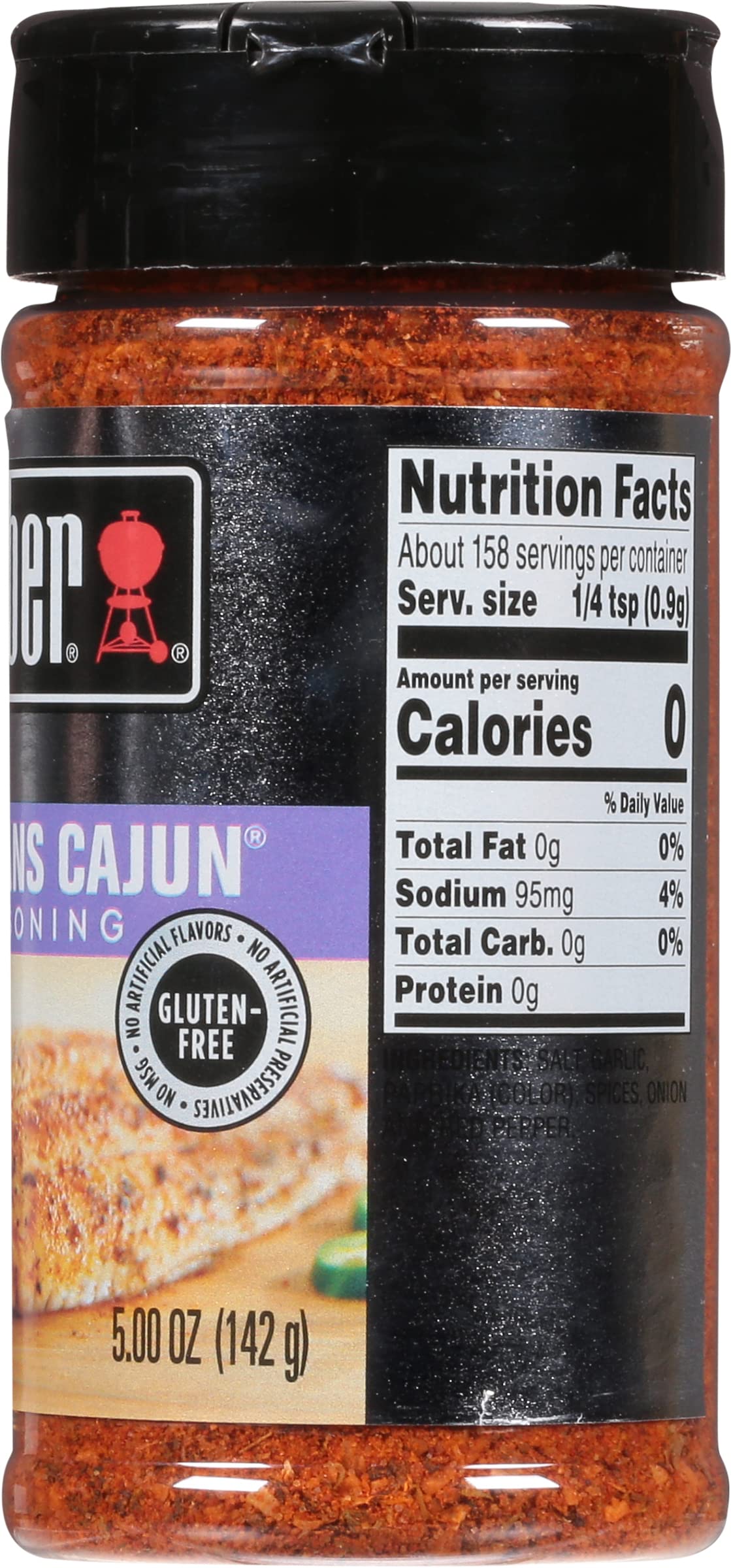 Weber N Orleans Cajun Seasoning, 5 oz (Pack of 6)