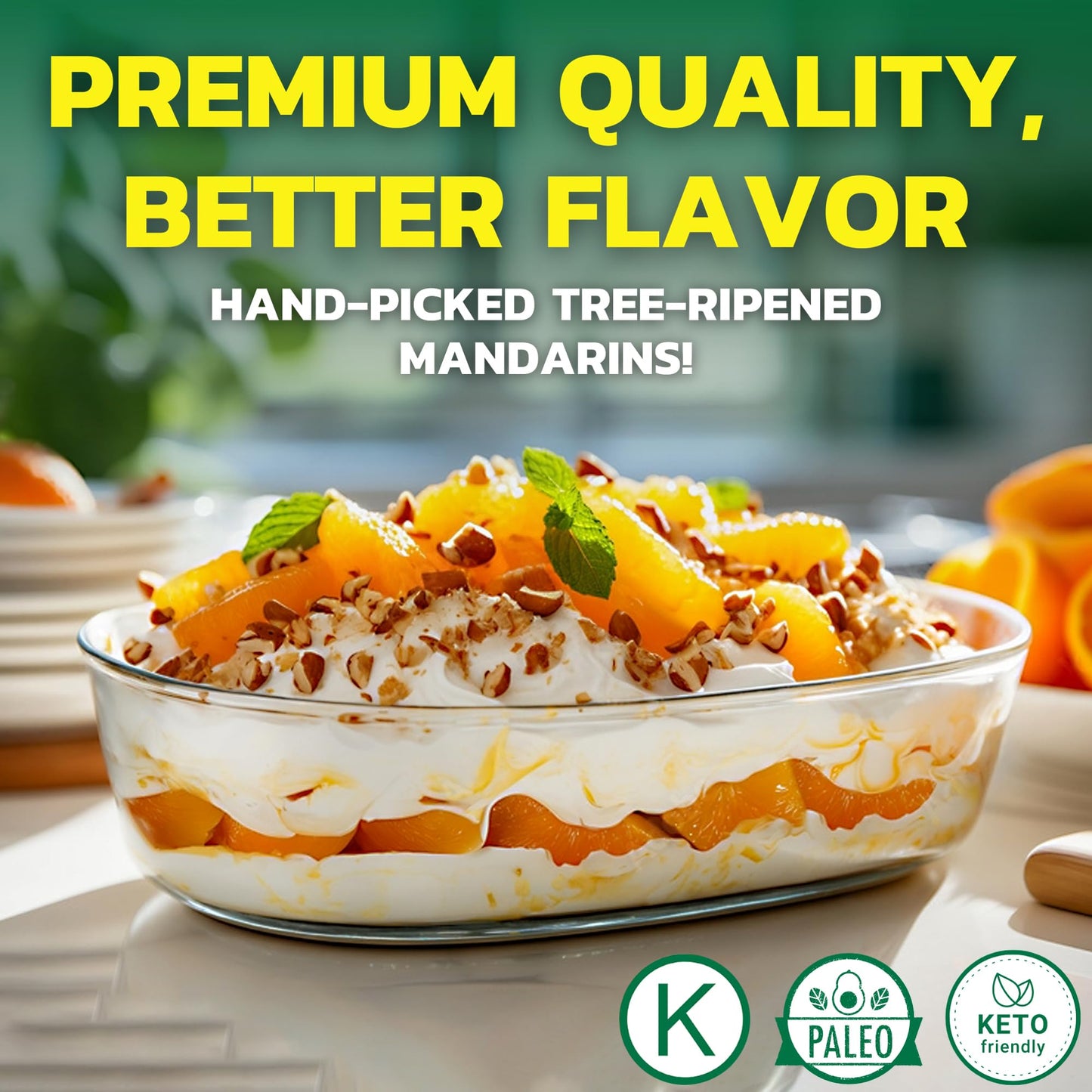 Native Forest Organic Mandarin Oranges - Mandarin Oranges Canned, Organic Mandarins, Organic Oranges, Canned Fruit - 10.7 Ounce
