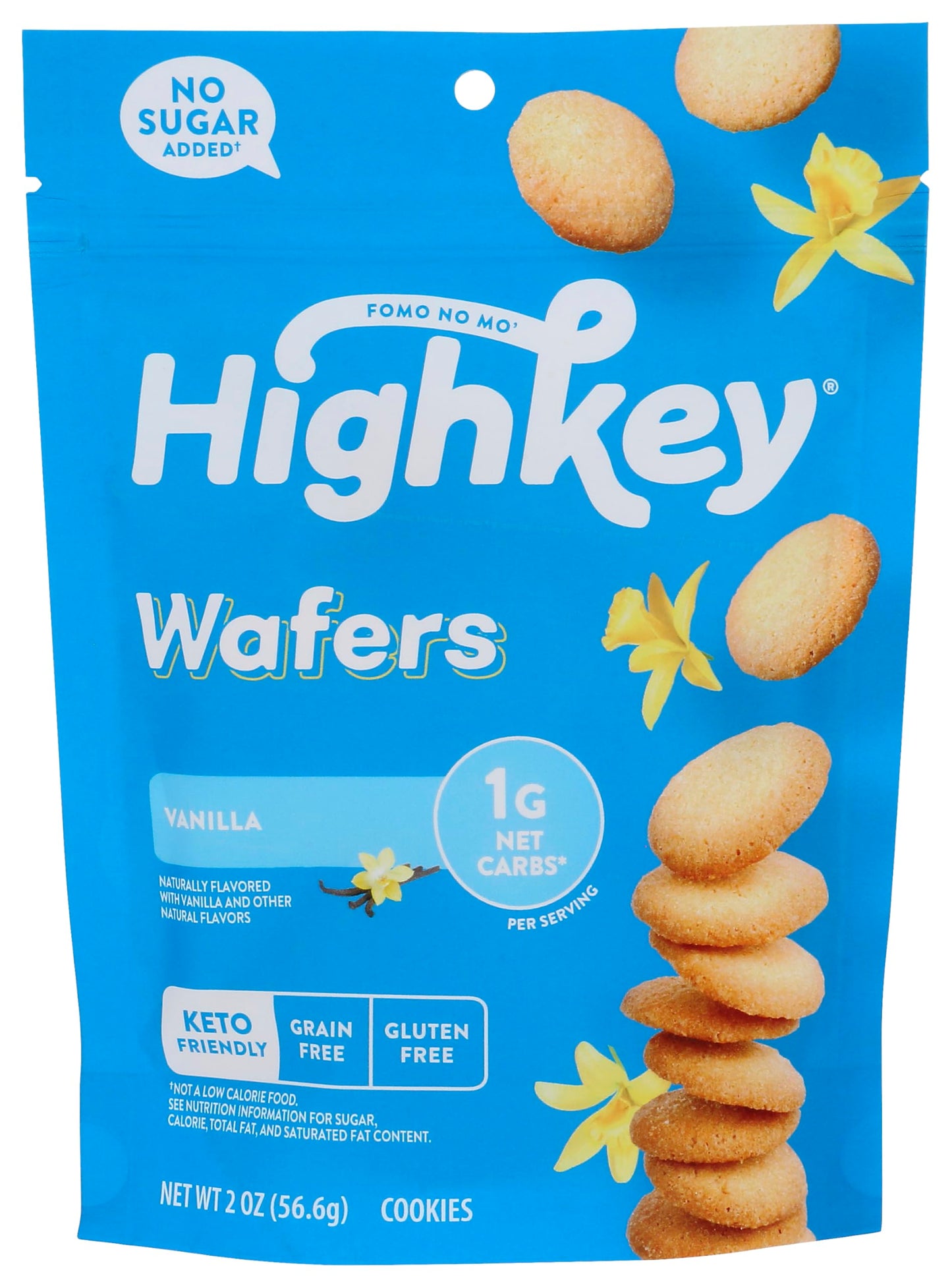 Highkey Vanilla Wafers, 2 Oz