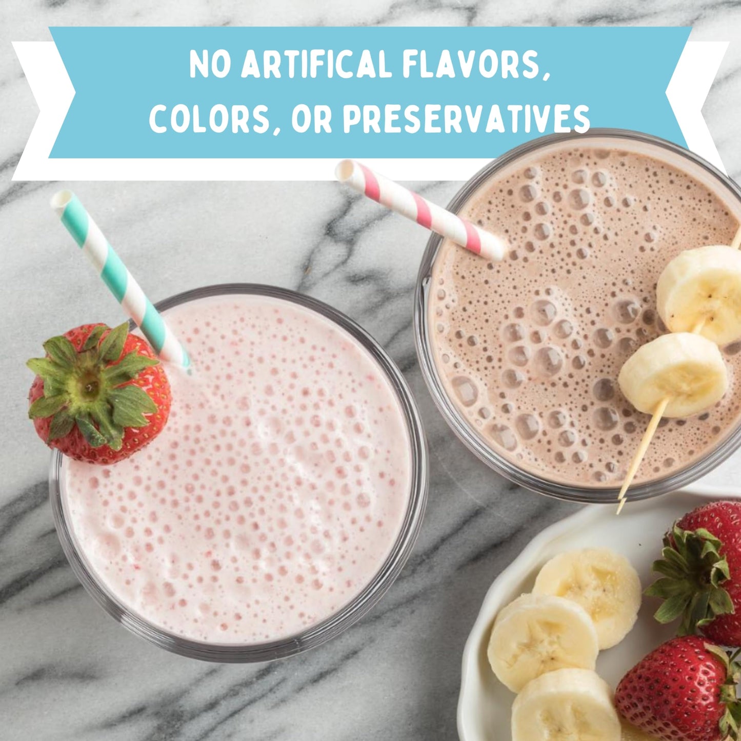 Concord Foods Concord Foods Strawberry, Banana & Orange Smoothie Mix Variety Pack - Fruit Flavor With No Artificial Flavors, Col