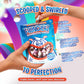Fruncherz Neapolitan Candy Puffz - Kosher Freeze-Dried  , Light & Crunchy, 5 x 7 x 3 inches, Chocolate, Vanilla, Strawberry Flavors