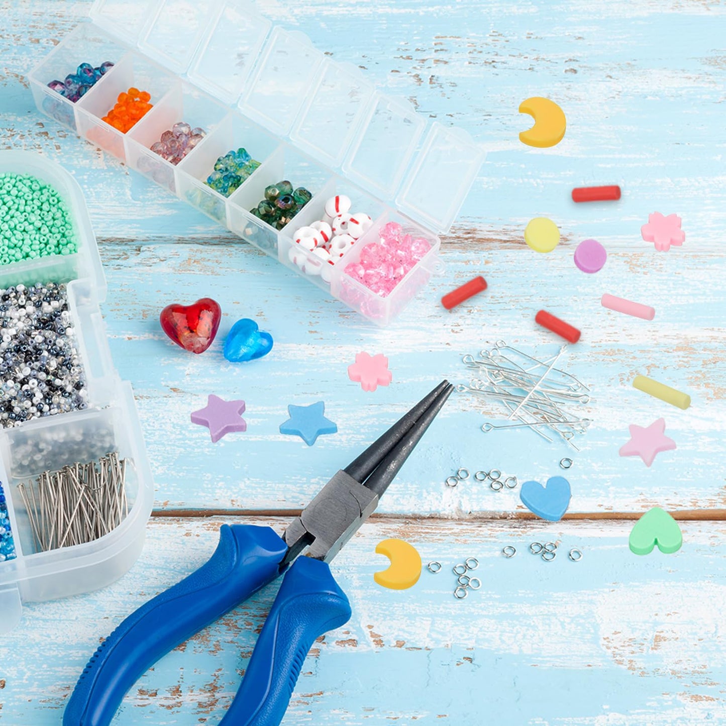 PATIKIL Faux Sprinkles Clay for Nail Art & Crafts, 100g, Small, Red, Model PTA240527TT000548EU
