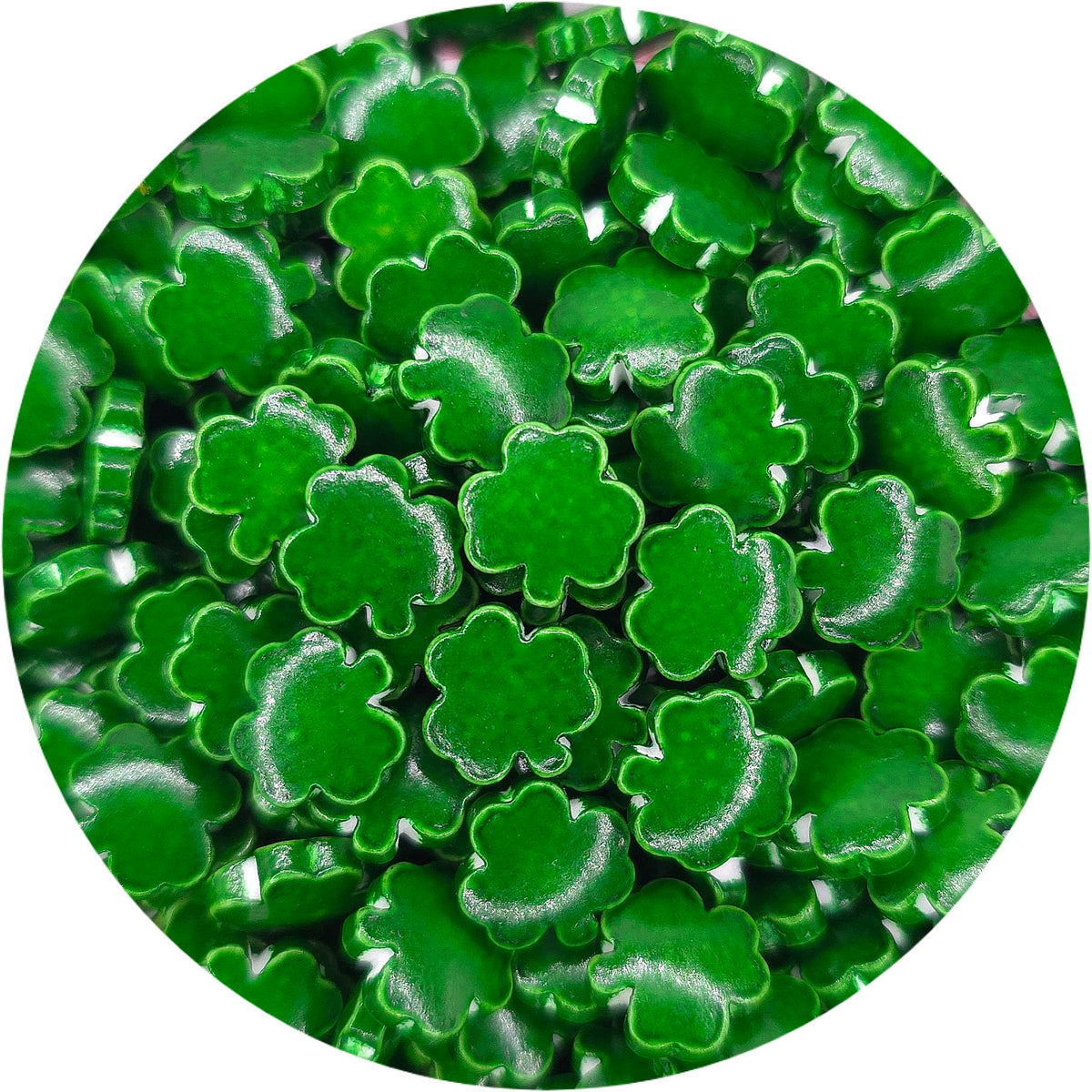 NCS Green Shamrock Edible Candy Sprinkles, 8 ounces