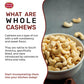 Spicy World Raw Cashews Whole 2 Pound (32Oz) - Non-Gmo, Unsalted, Natural & Pure Whole Cashews - Great For Pesto, Salads, Baking