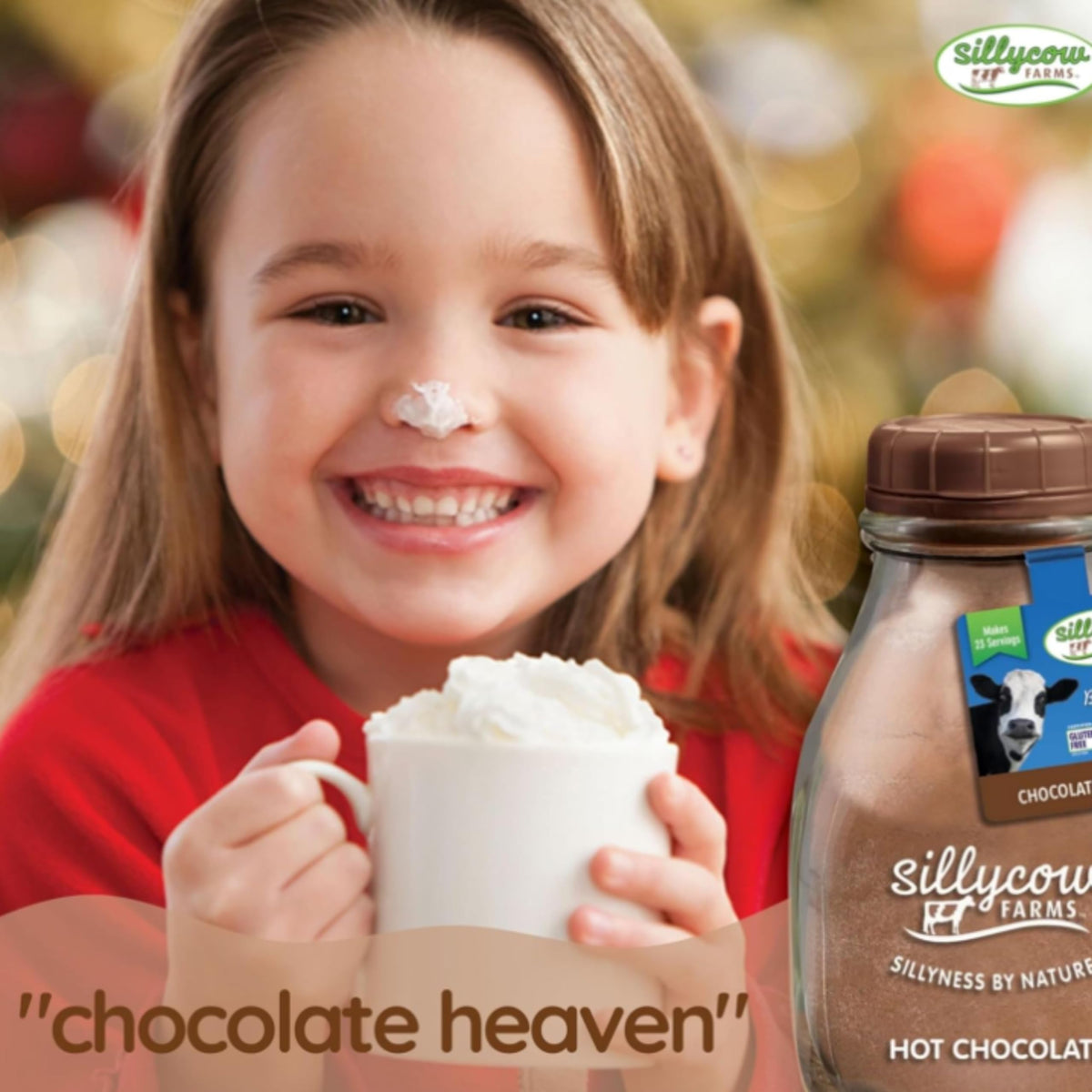 Silly Cow Farms Hot Chocolate - Peppermint Twist - Case of 6 - 16.9 oz.(D0102HX8TSX.)