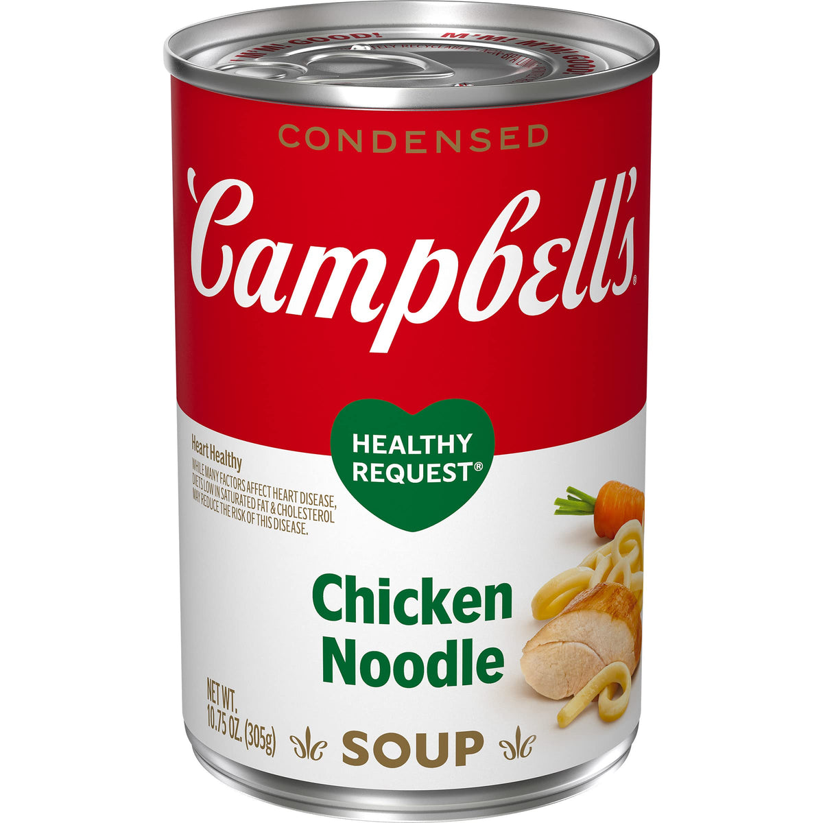 Campbells Condensed Heart Healthy Chicken Noodle Soup, 10.75 oz Can (12 Pack)