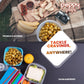 Peppy Pops Magical Masala Roasted Foxnuts 2 oz (57 gm) - Crunchy Makhana Snack, Vegan Gluten Free Protein Snack Pack, Low Calori