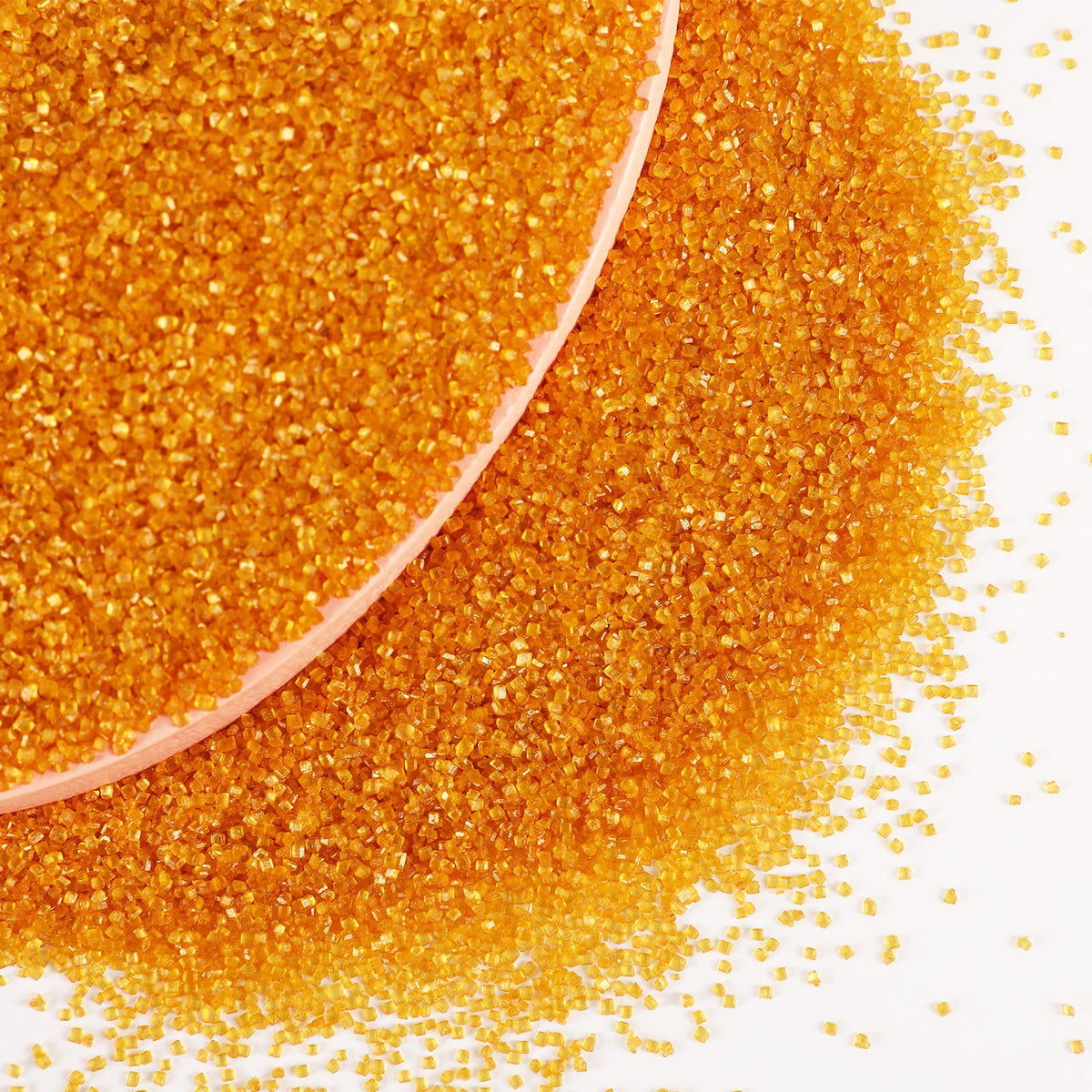 Kasvan Gold Sanding Sugar Sprinkles - Edible Sugar Crystals, Baking Cake Decorations, Ice Cream Toppings Cupcake Decorating, Wed