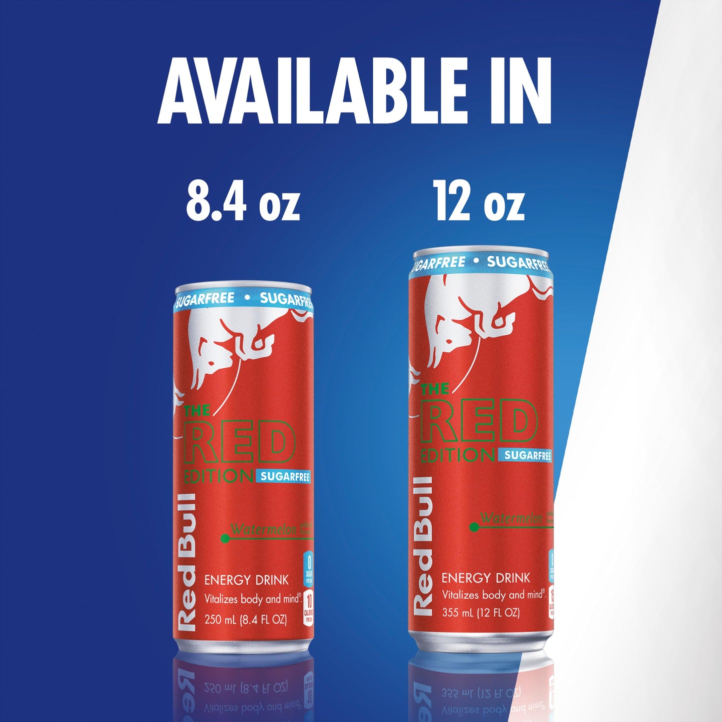 Red Bull Red Edition Sugar Free Energy Drink  Watermelon  with 114mg Caffeine plus Taurine & B Vitamins  12 Fl Oz  Pack of 4 Cans
