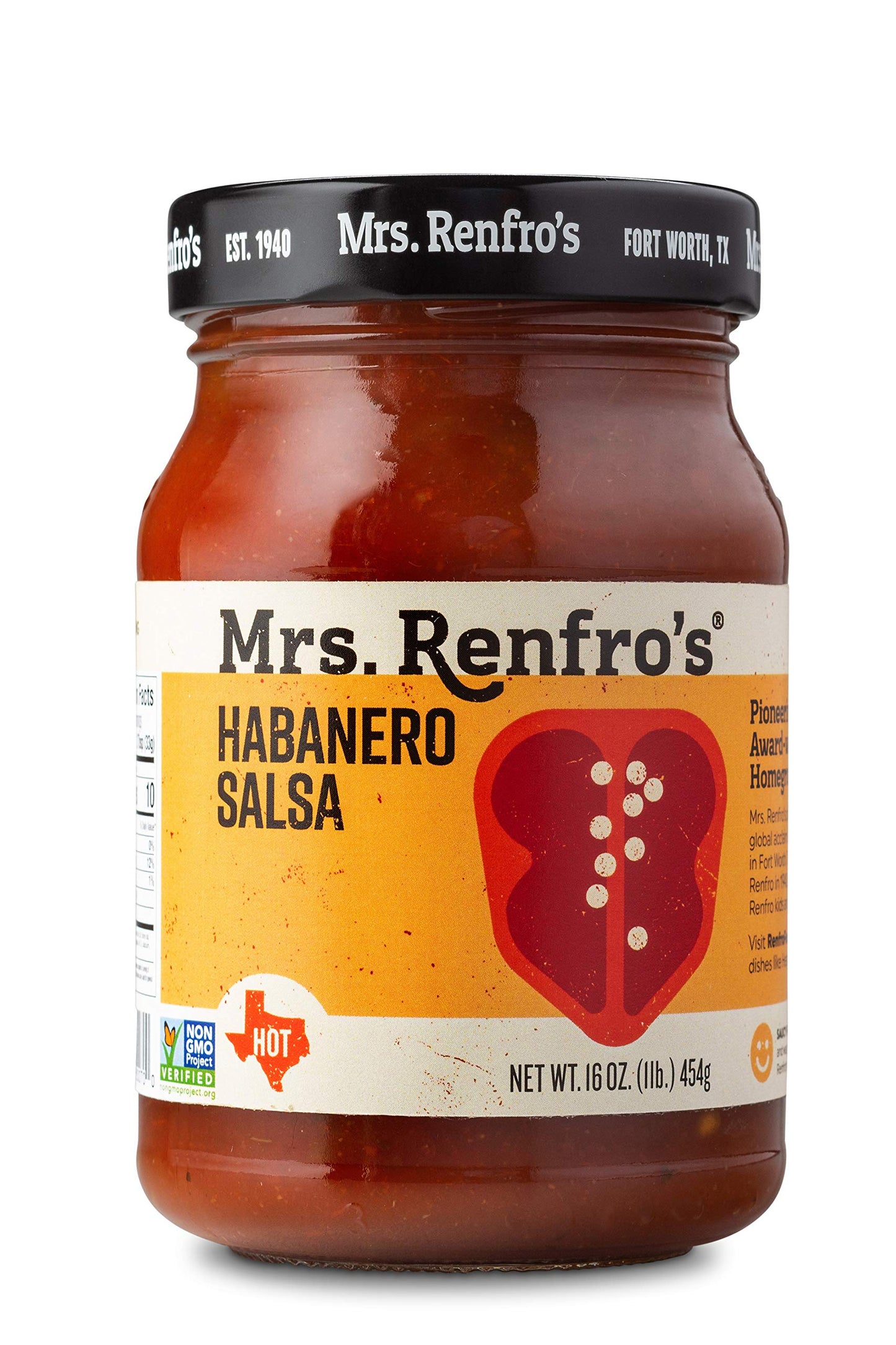 Mrs. Renfro's Habanero Salsa, 16 oz (2 Pack)