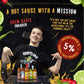 Crippling Hot Sauce Variety Pack - 5 Gourmet Hot Sauces - Smoky, Tangy, Fiery, Sweet, And Savory - Hot Sauce For Grilling, Tacos, Burgers & More - Hot Sauce Gift Set - 5% Proceeds For Cerebral Palsy (5 Pack, Crippling Decisions Variety Pack)