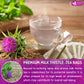 Freshdrinkus, Enhanced 135 Milk Thistle Tea Bags, 100% Natural & Pure From Milk Thistle Seeds. Milk Thistle Seed Herbal Tea. Made With Natural Material Tea Bags. No Sugar, No Caffeine, No Gluten, Vegan.