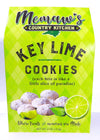 Memaws Country Kitchen Key Lime Bite-Sized Cookies Big Lime Flavor Zing 4oz Box