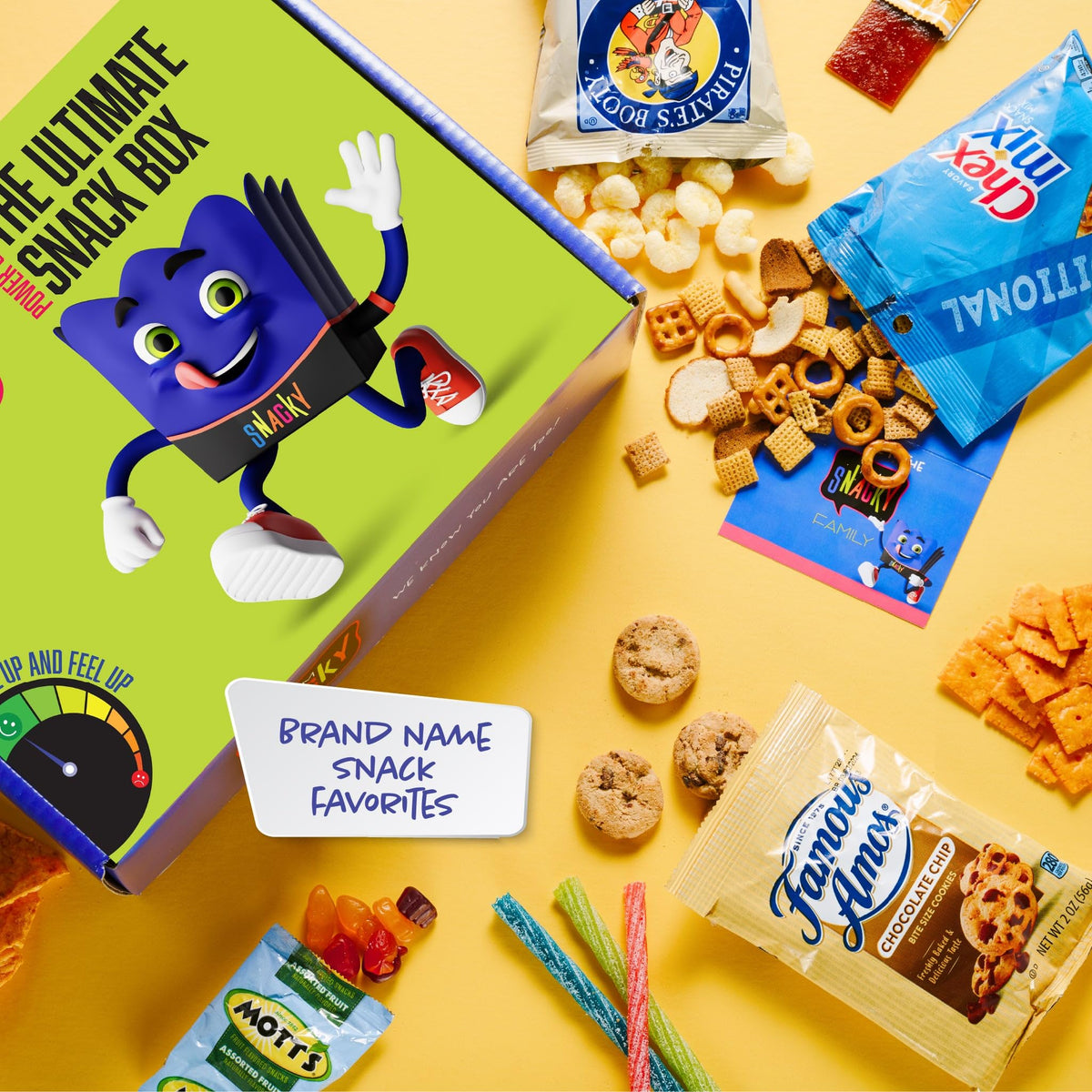 I Am Snacky - Halloween Trick Or Treats Snack Box Care Package + Greeting Card - Snacky'S Festive Faves (45 Count) Birthday Swee