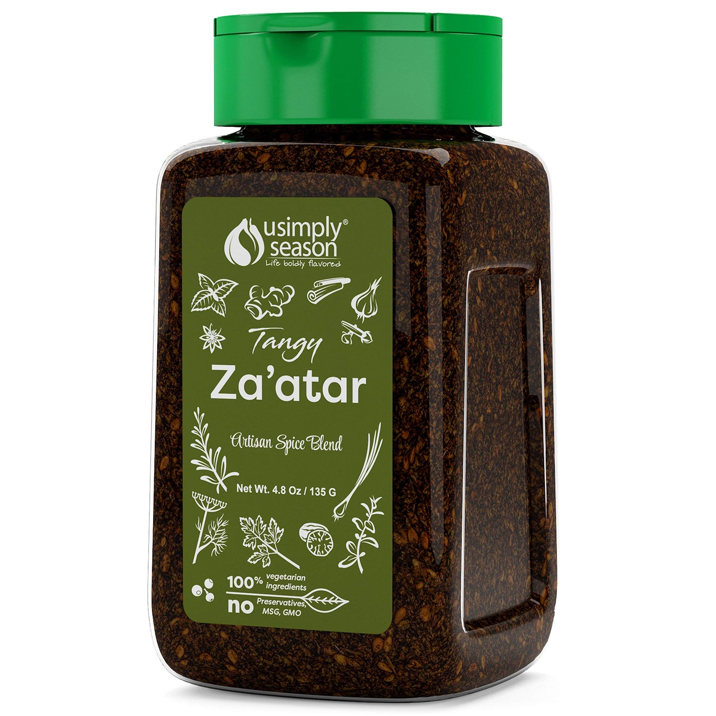 Usimplyseason Zaatar Spice (Tangy Seasoning, 4.8 Ounce)