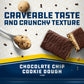 Clif Builders + Caffeine Protein Bars - Chocolate Chip Cookie Dough Flavor - 20G Plant Based Protein - Gluten Free - Non-Gmo - Low Glycemic - No Artificial Sweeteners - 2.4 Oz. (12 Pack)