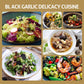 RioRand Black Garlic 908g / 2 Pounds Whole Peeled Black Garlic Aged for Full 90 Days Black Garlic Jar Equal to 4lbs of Whole Bla