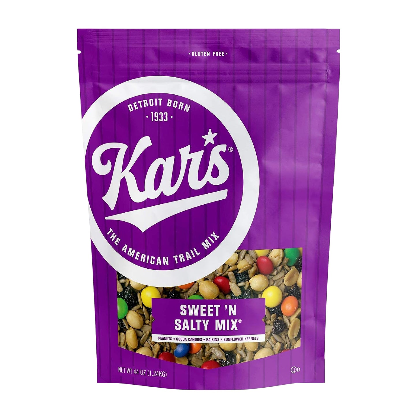 Kars Nuts Sweet N Salty Trail Mix, 44 oz (Pack of 6) - Resealable Pouch, Easy and Quick Snacks for Adults and Kids