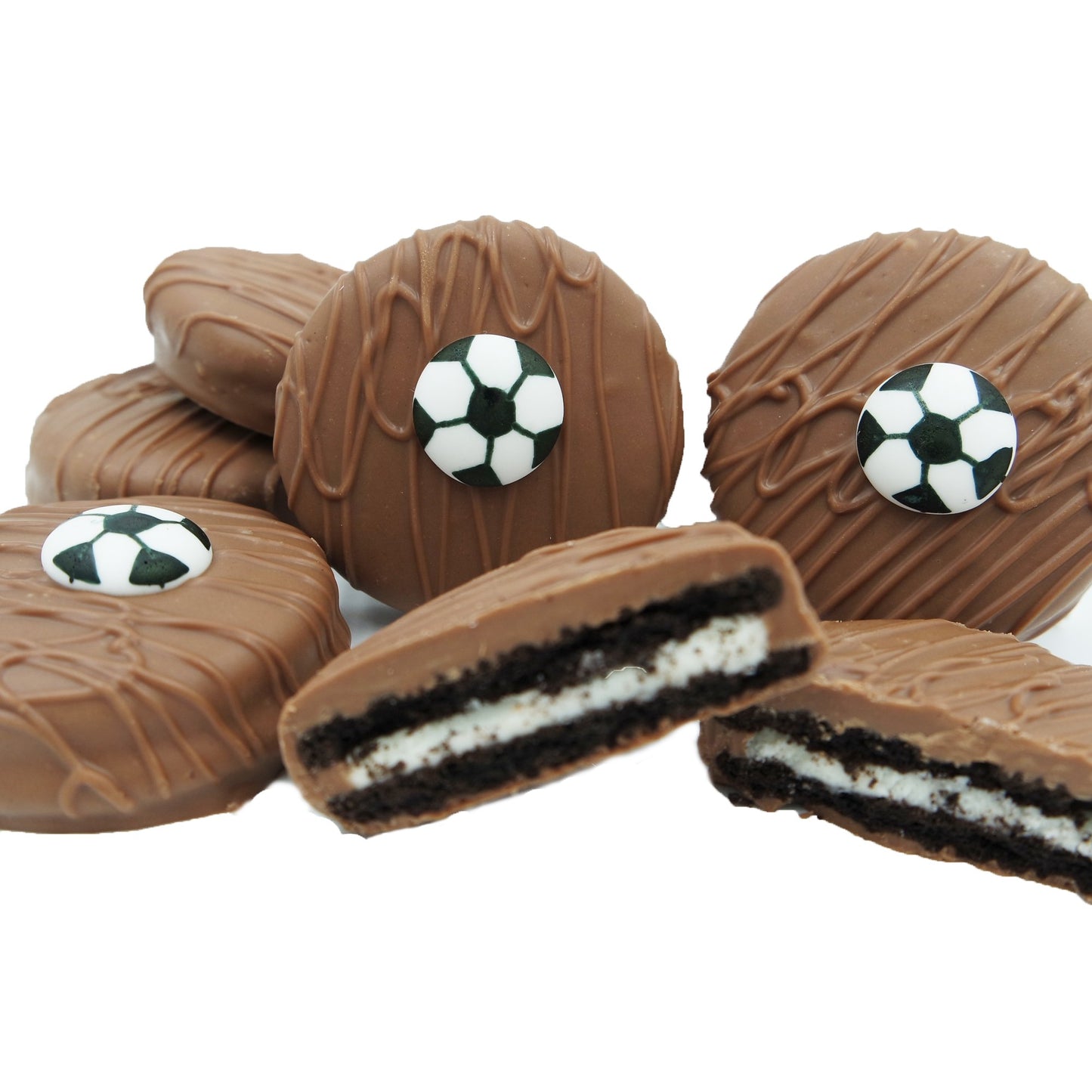 Philadelphia Candies Milk Chocolate Covered OREO Cookies - 8 oz Pack, Perfect Soccer Gift
