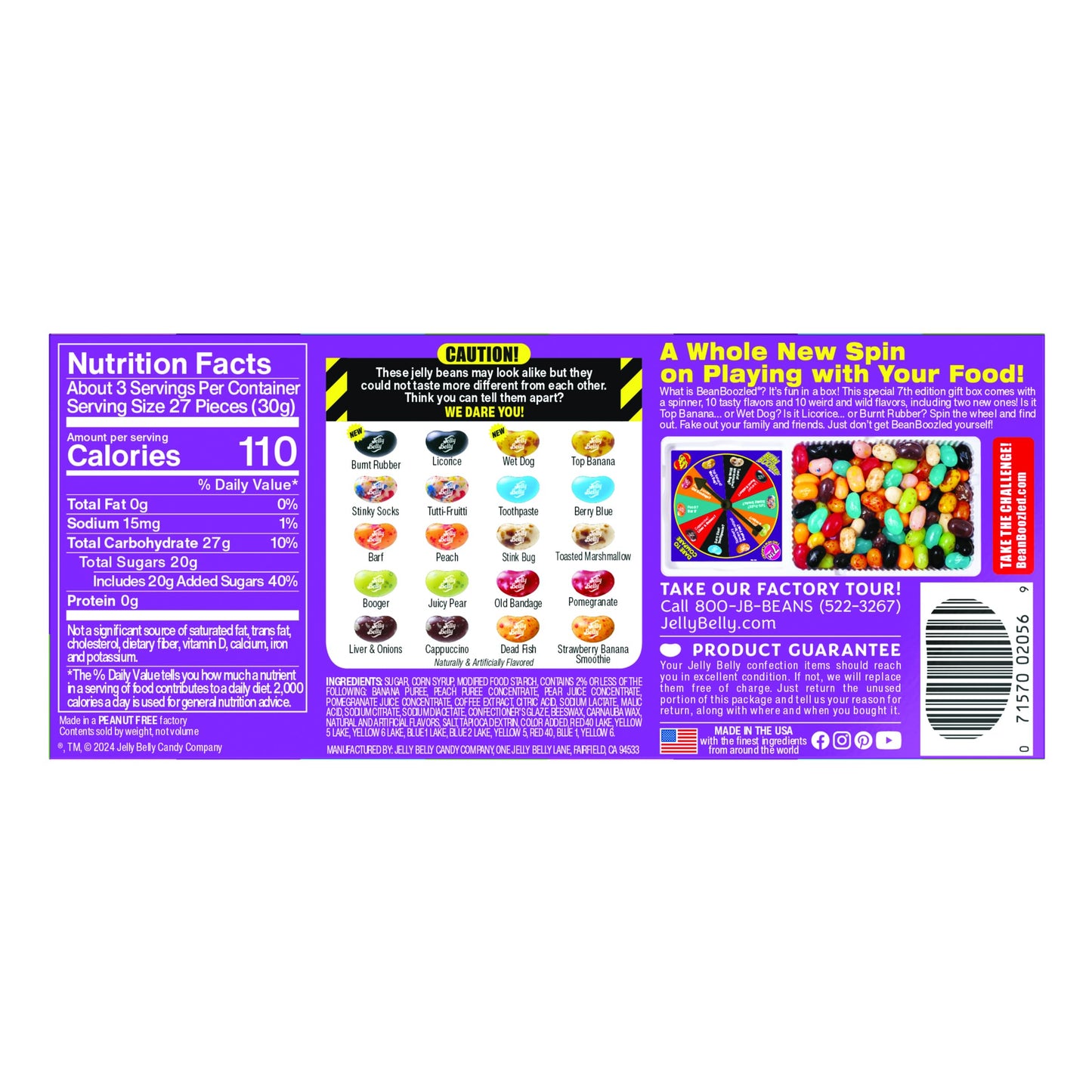 Jelly Belly Bean Boozled Easter Gift - 7th Edition - 3.5 oz Box - Fun Candy Challenge