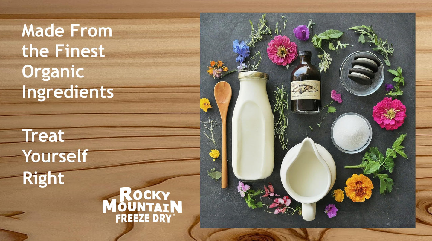 Rocky Mountain Freeze Dry Freeze Dried Ice Cream – Cookies and Cream – 2.5oz – Shelf-Stable Creamy Treat