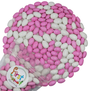 Firstchoicecandy Jordan Almonds (2 Pound, Pastel Pink & White)