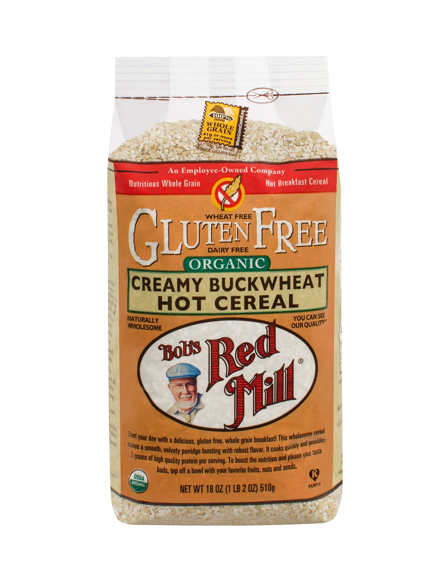 Bob'S Red Mill Org Whole Grain Creamy Buckwheat Hot Cereal, 18 Ounce