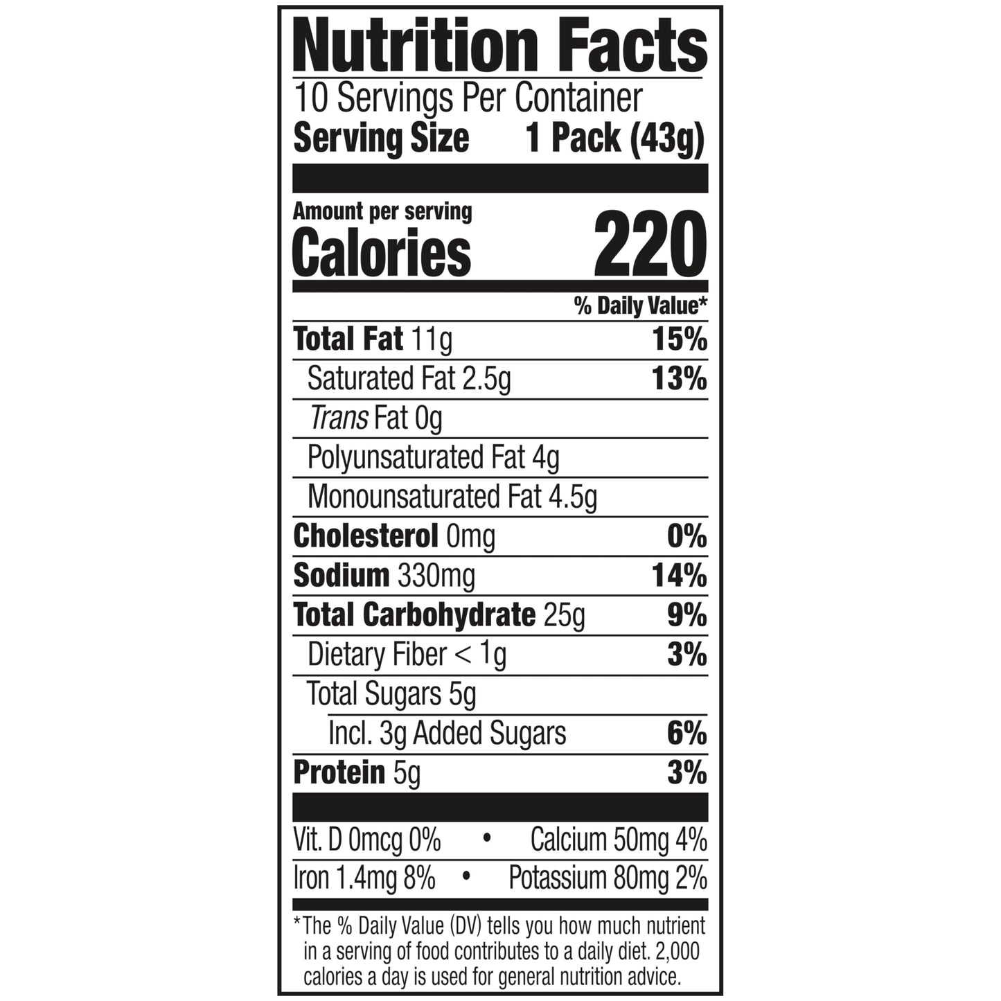 Lance Sandwich Crackers, ToastChee Peanut Butter, 10 Individual Packs, 6 Sandwiches Each